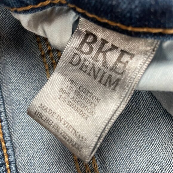 BKE Jake Jeans Mens 30L Loose Baggy Distressed Faded Grunge Ripped Torn Trashed - Picture 12 of 14